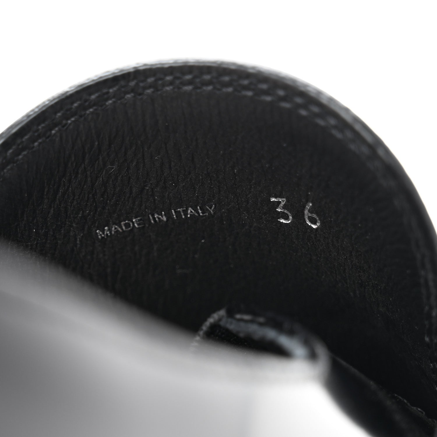 Prada Spazzolato Metal Triangle Logo 50mm Loafers 36 Black 8 of 10