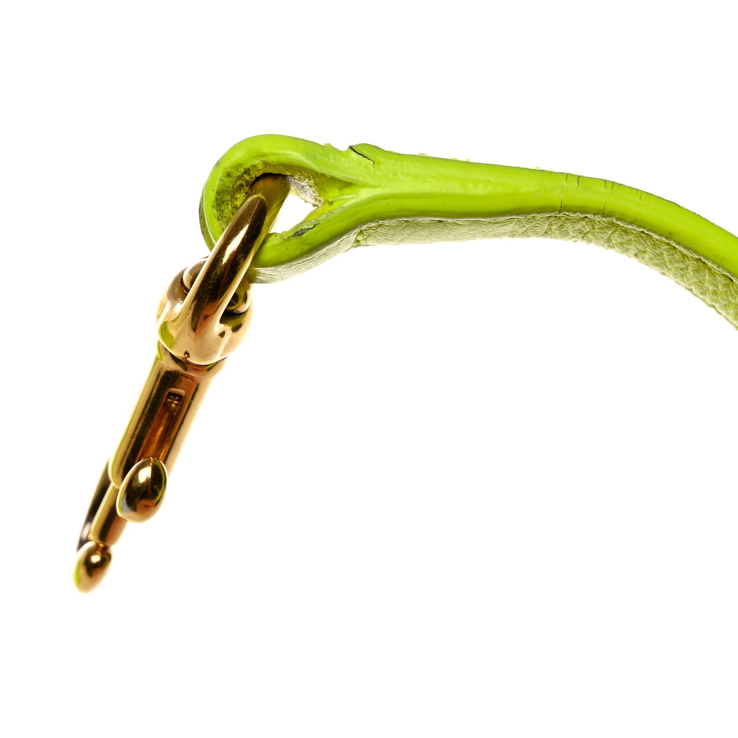 Calfskin Nano Sac De Jour Neon Yellow