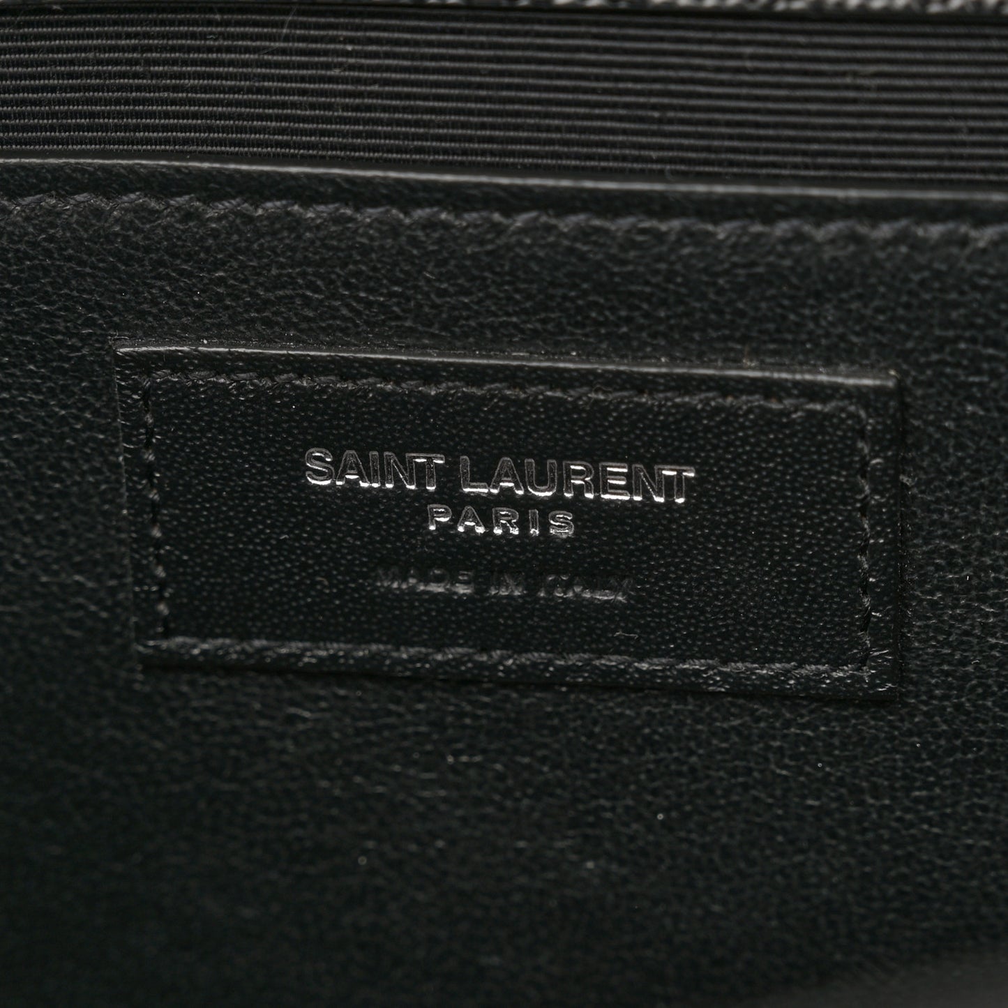 Grain De Poudre Medium Classic Monogram Kate Satchel Black