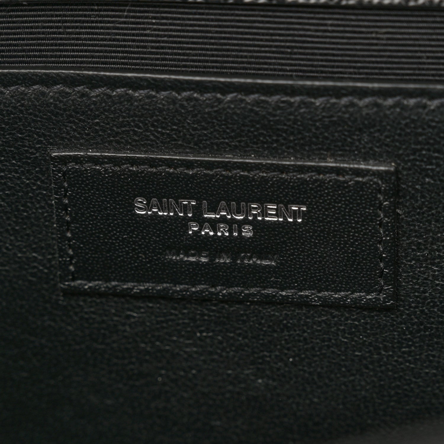 Saint Laurent Grain De Poudre Medium Classic Monogram Kate Satchel Black 6 of 10
