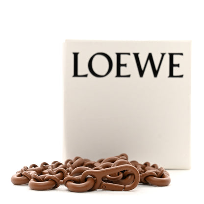 Loewe Brass Monochrome Donut Chain Shoulder Strap Pecan 4 of 4