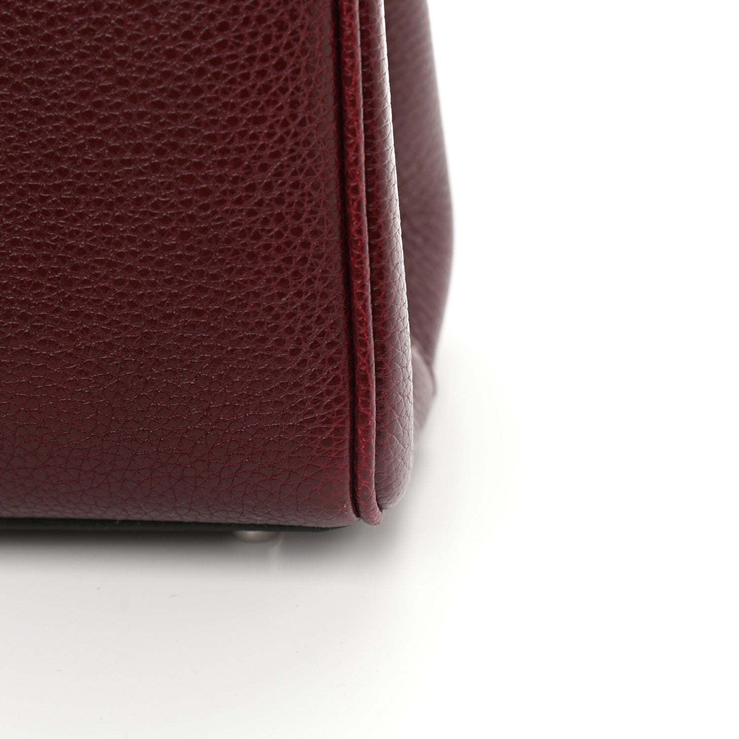 Gucci Grainy Calfskin Small Zumi Top Handle Bag Vintage Bordeaux 10 of 10