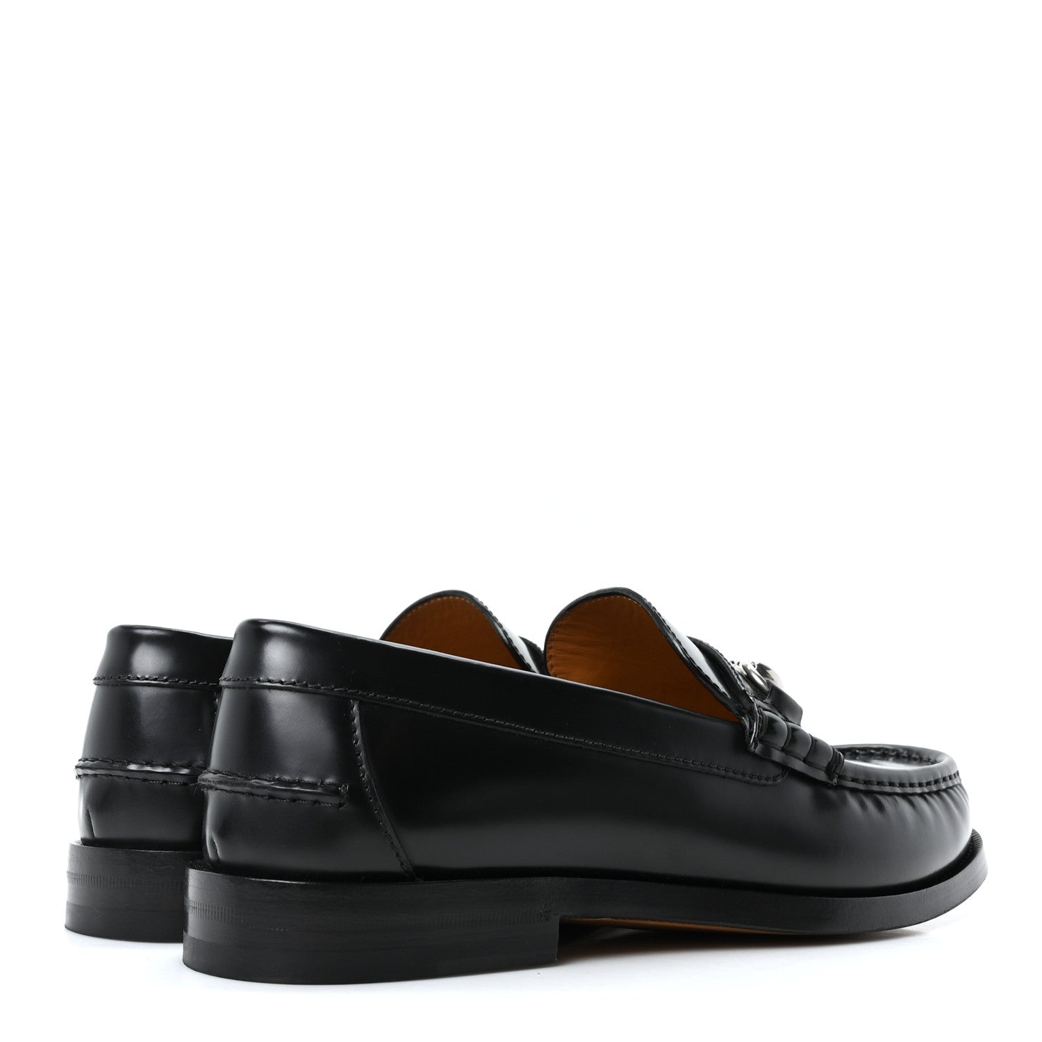 Gucci Millennial Ribot Mens Horsebit Loafers 9.5 Black 5 of 10