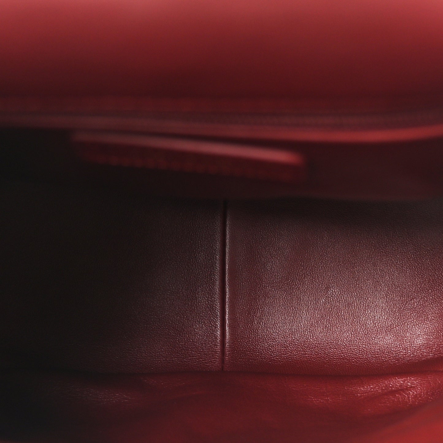 Lambskin Quilted Chain Backpack Burgundy