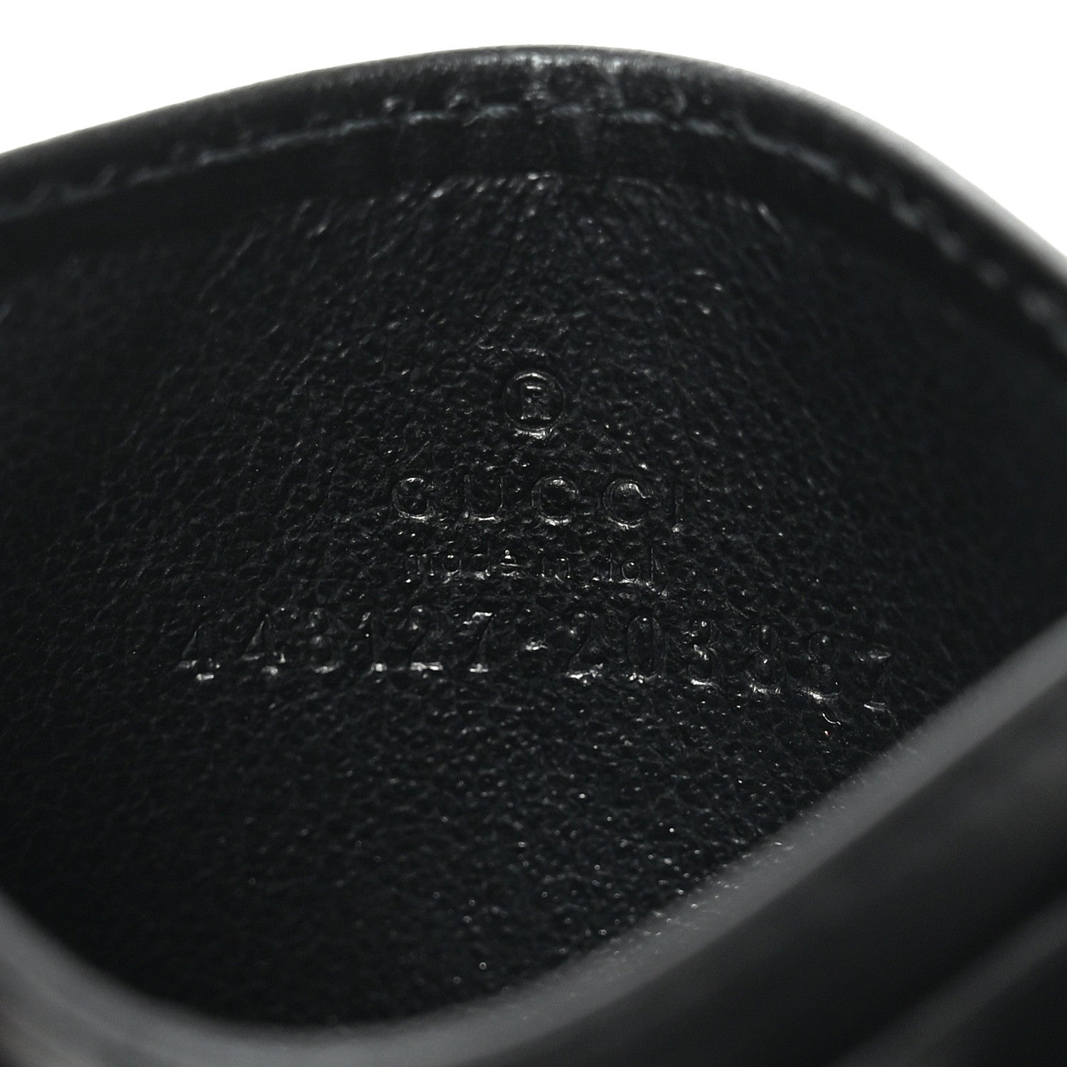 Gucci Calfskin Matelasse GG Marmont Card Holder Black 6 of 6