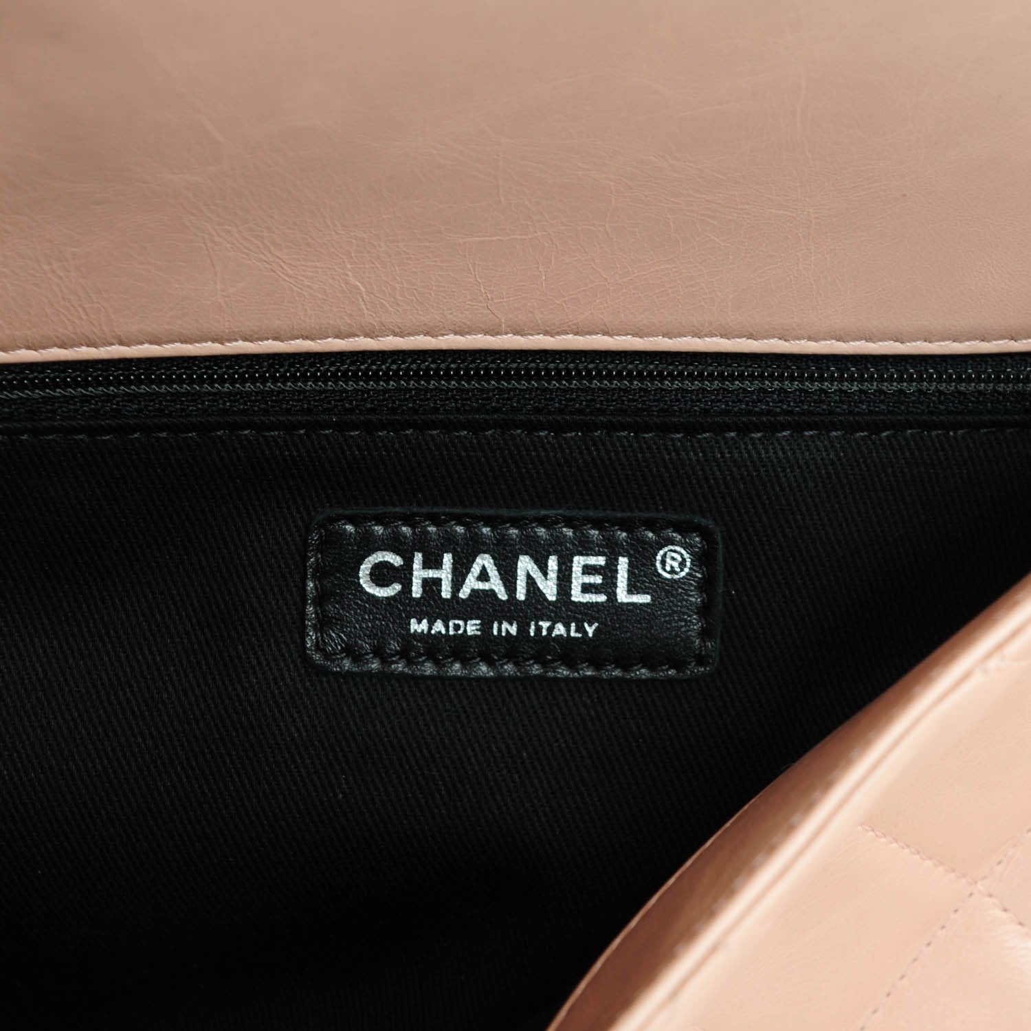 Chanel Glazed Calfskin Quilted Small CC Delivery Tote Light Pink 7 of 8