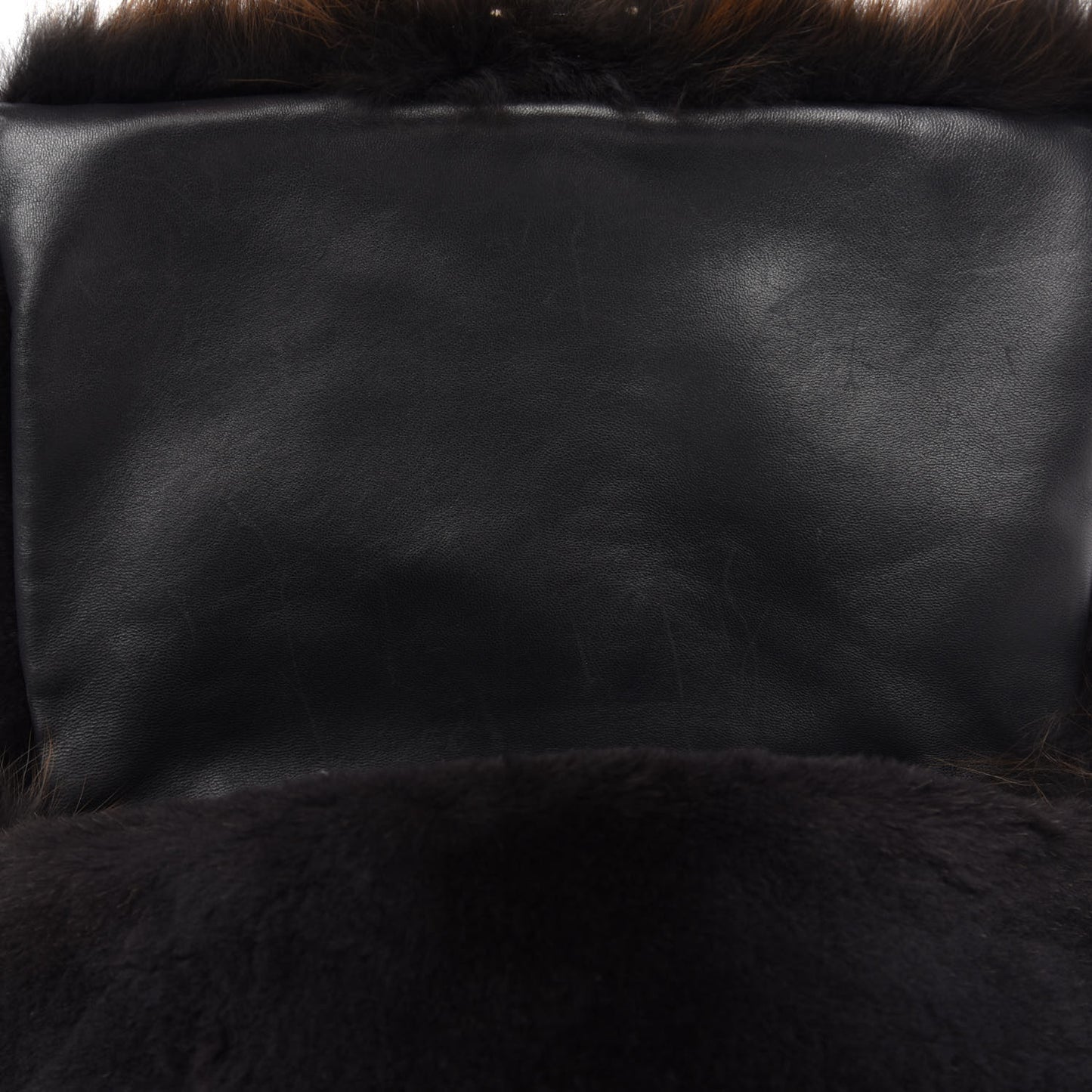 Fox Fur Mama Baguette Brown Multicolor