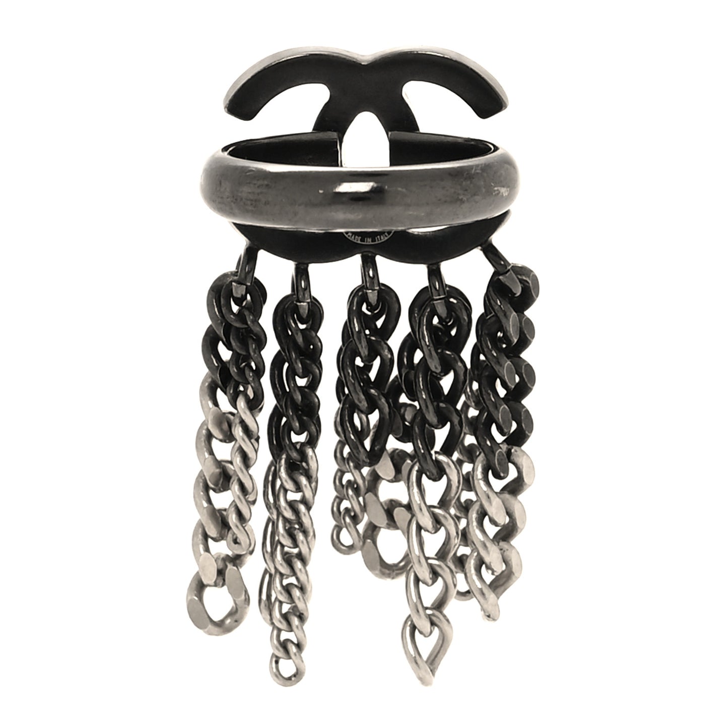 Ruthenium Chain CC Ring 50 5.25 Black