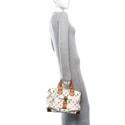 Louis Vuitton Monogram Multicolor Speedy 30 White 2 of 9