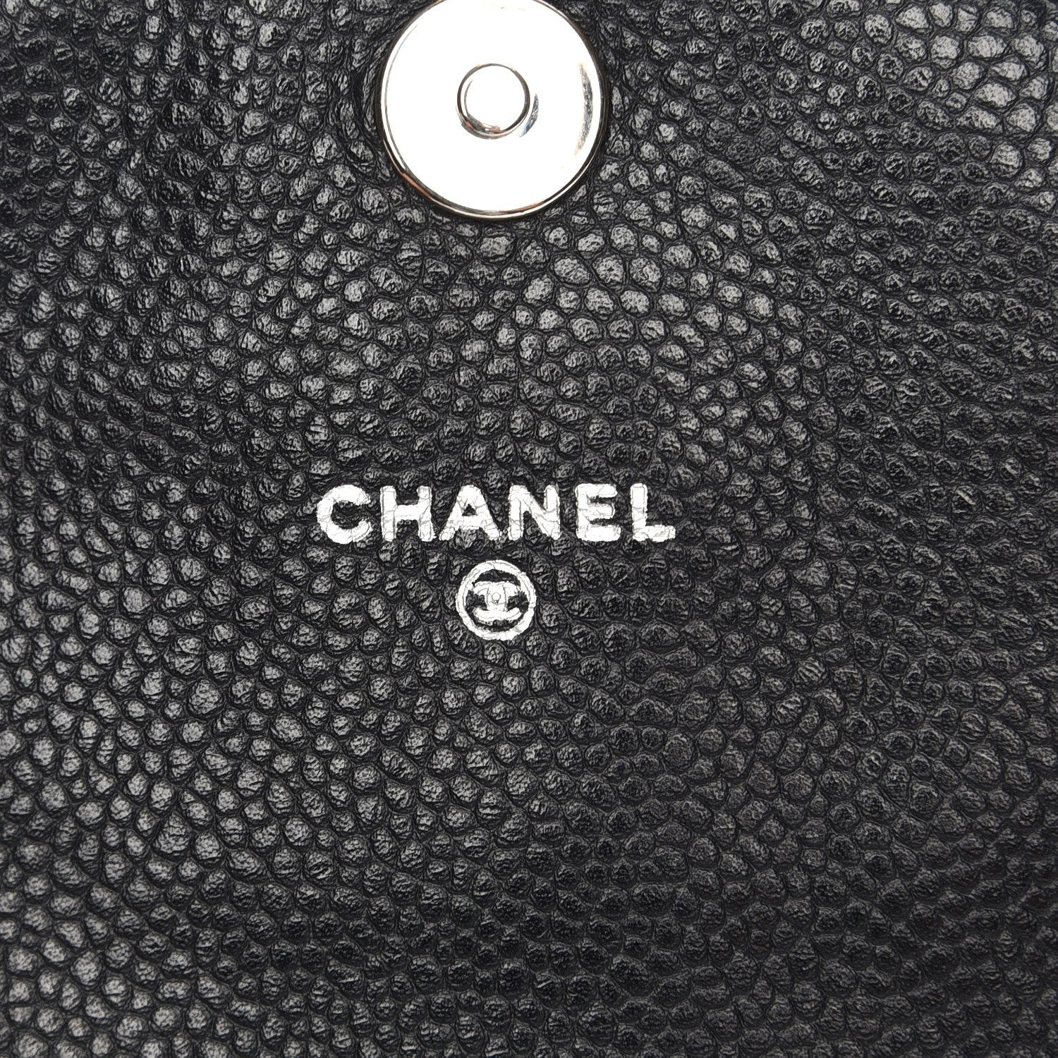 Chanel Caviar Half Moon Wallet On Chain WOC Black 6 of 8