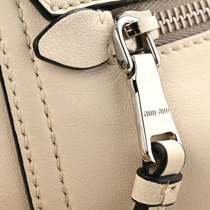 Miu Miu Grace Lux Messenger White 13 of 16