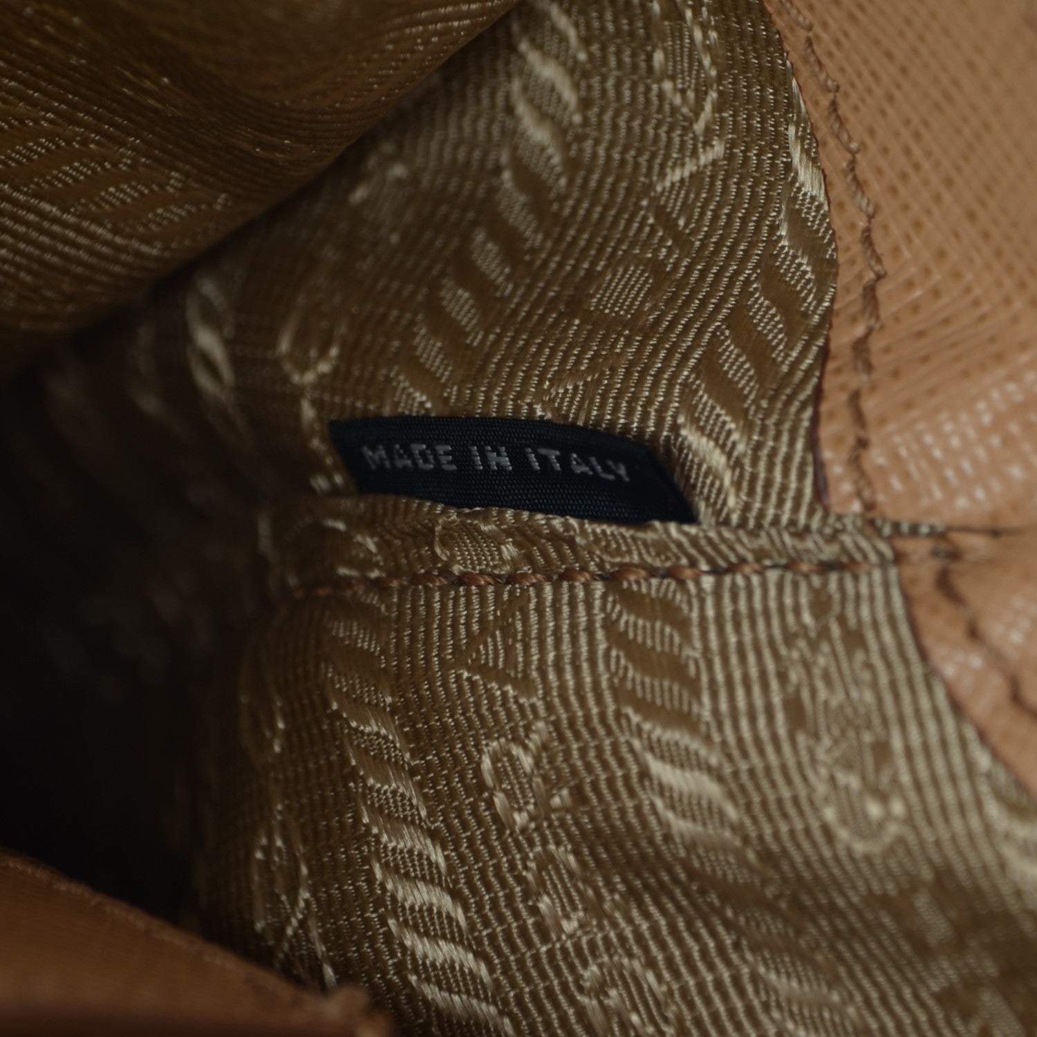 Prada Saffiano Lux Medium Promenade Tote Noisette 7 of 8