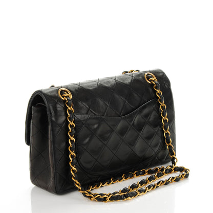Chanel Lambskin Quilted Small Double Flap Black 3 of 10