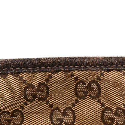 Gucci Monogram Medium Abbey Shoulder Bag Dark Brown 14 of 15