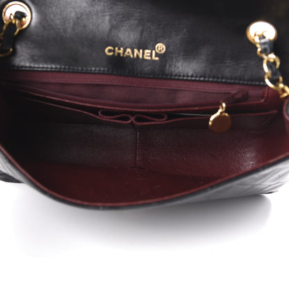 Chanel Lambskin Quilted Small Single Flap Black 5 of 10