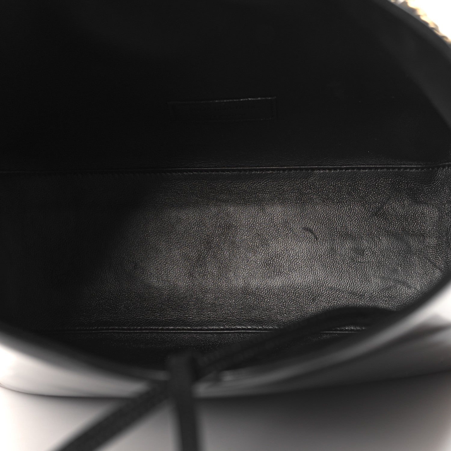 Saint Laurent Patent Calfskin Rendez-Vous Hobo Black 6 of 11