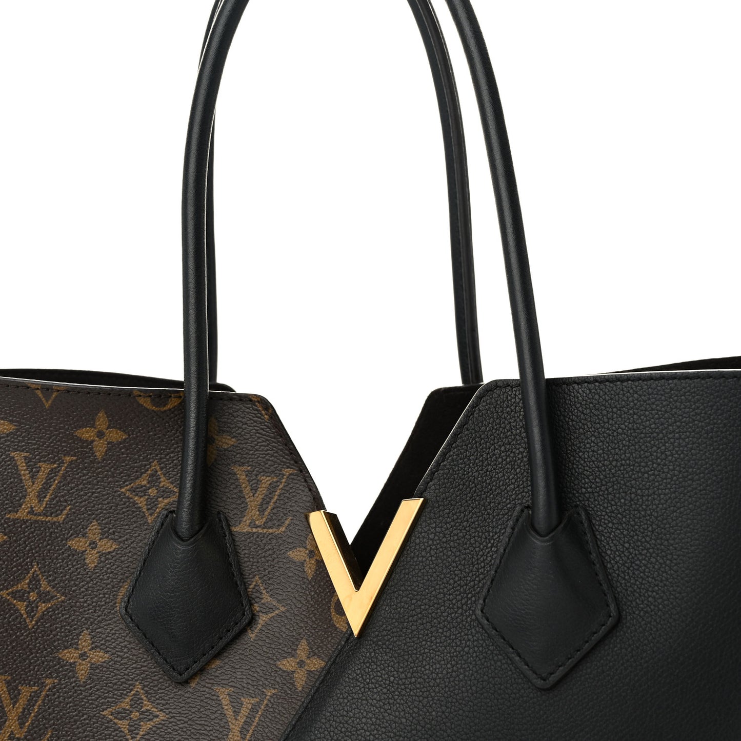 Calfskin Monogram Kimono Tote Black