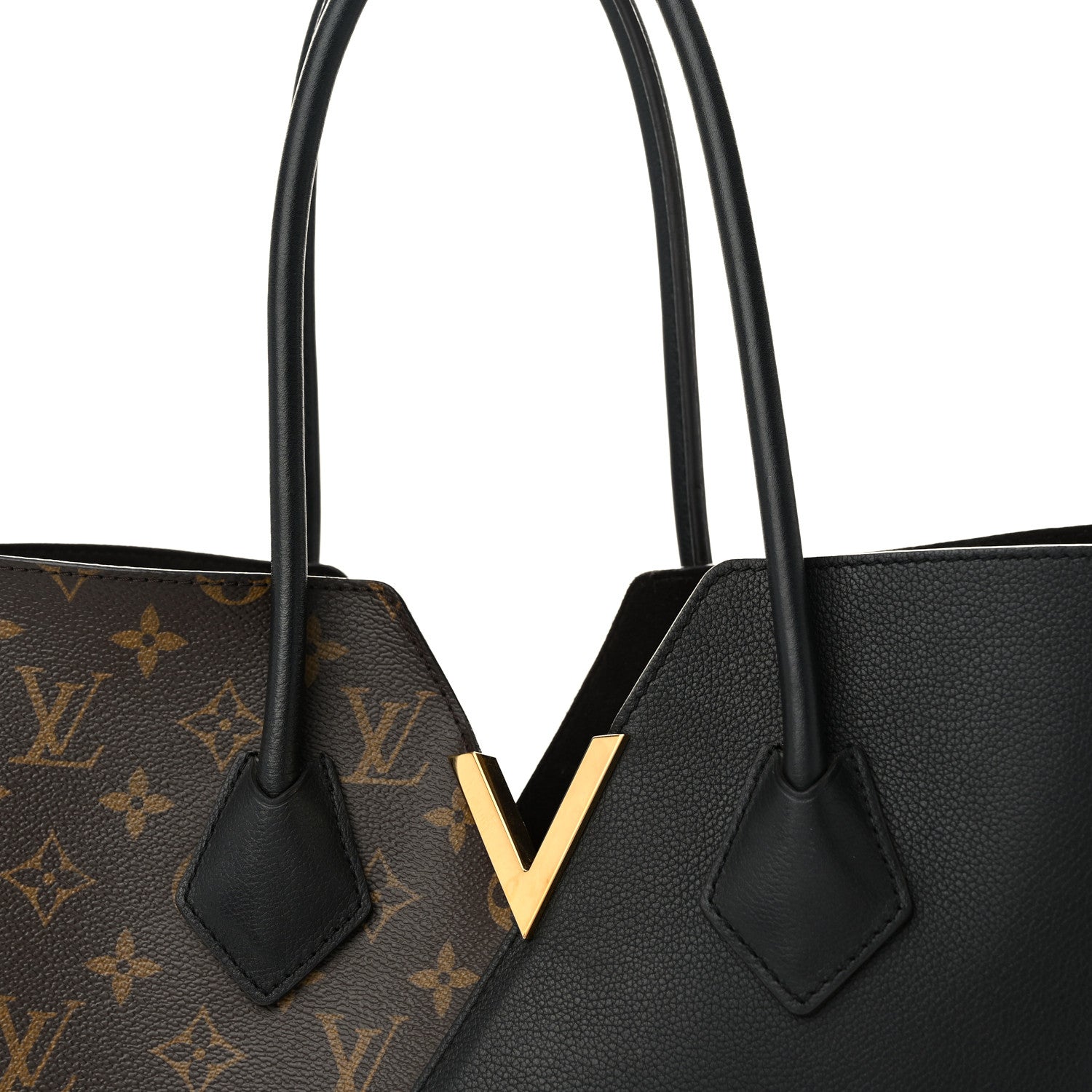 Louis Vuitton Calfskin Monogram Kimono Tote Black 8 of 10