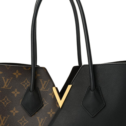 Louis Vuitton Calfskin Monogram Kimono Tote Black 8 of 10