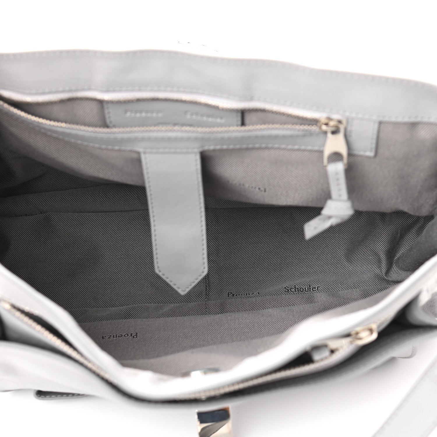 Proenza Schouler Lambskin Medium PS1 Satchel Dove Grey 5 of 10