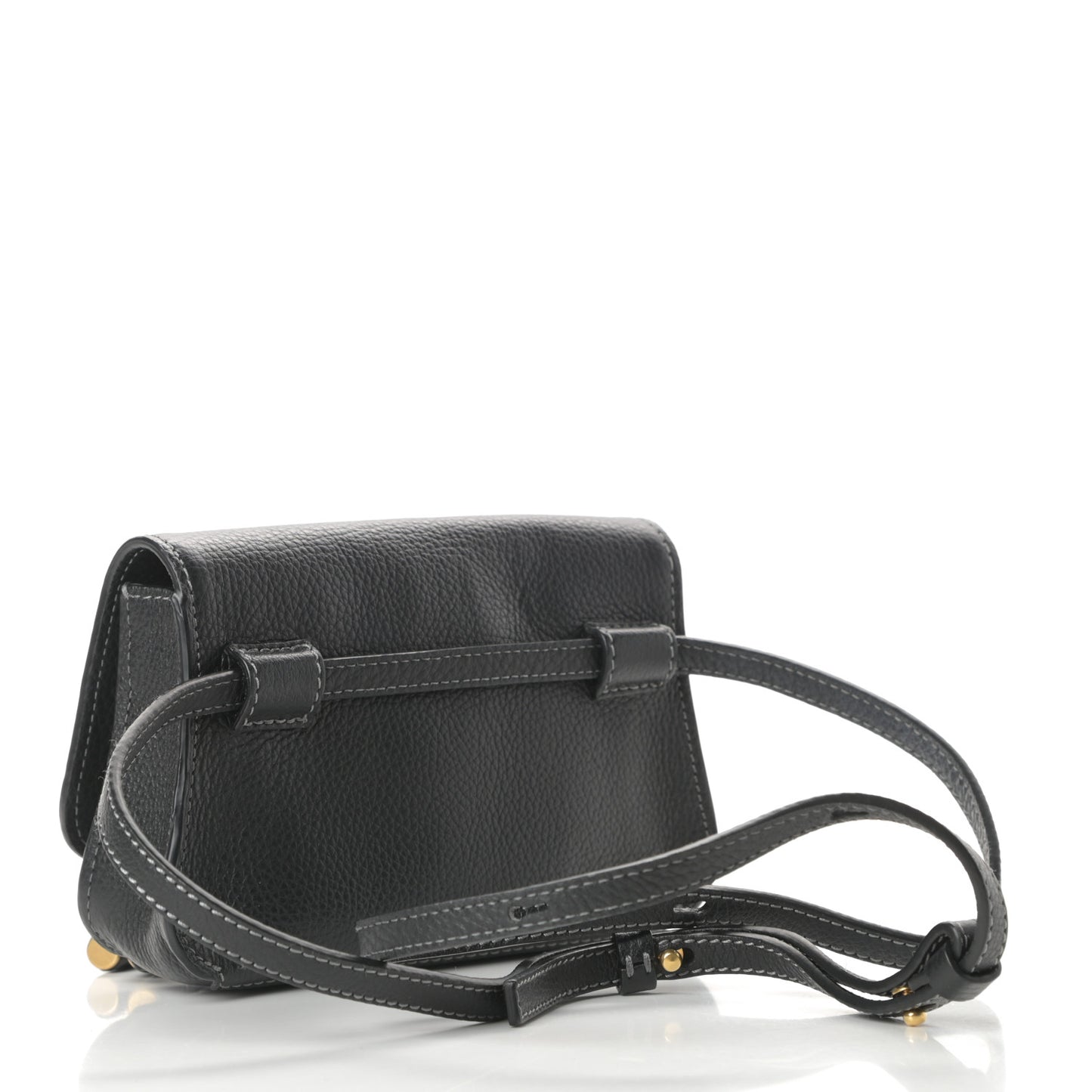 Calfskin Marcie Convertible Belt Bag Black