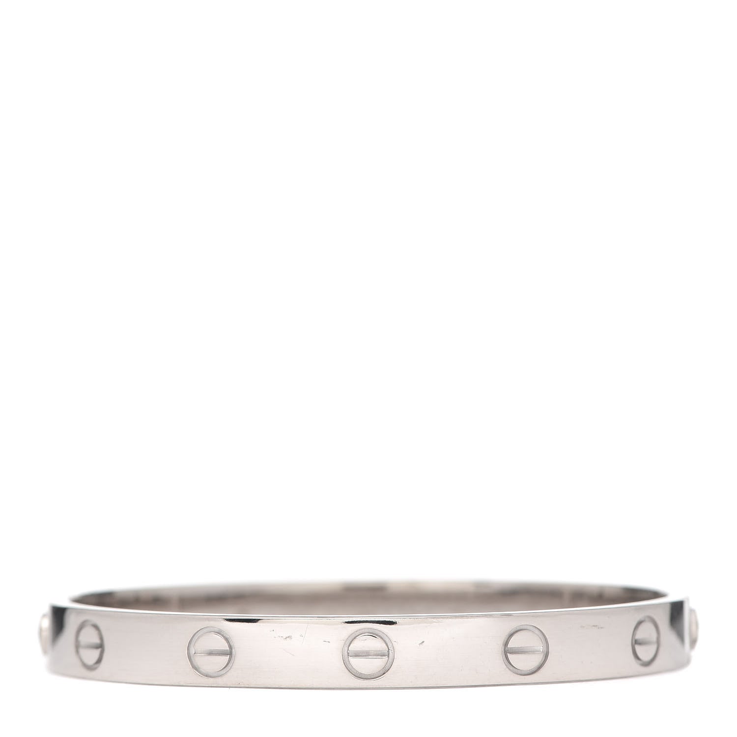 Cartier 18K White Gold LOVE Bracelet 16 3 of 5