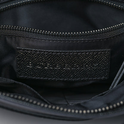 Burberry Smoked Check Crossbody Messenger Bag Black 6 of 10