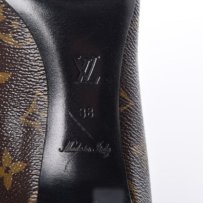 Louis Vuitton Monogram Cherie Pumps 38 Black 9 of 13