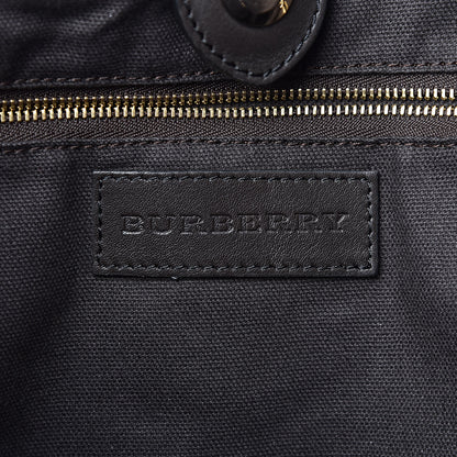 Burberry Haymarket Check Small Canterbury Tote Chocolate 6 of 13