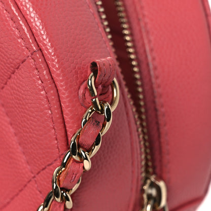 Chanel Caviar Quilted Round Clutch With Chain Pink 14 of 14