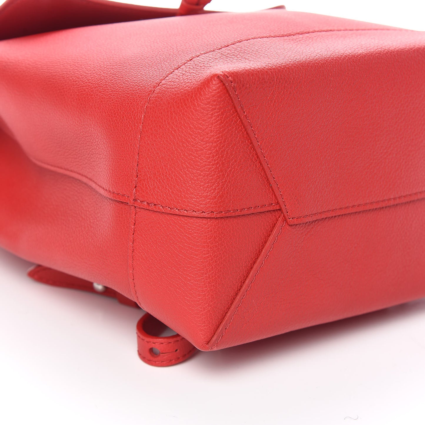 Soft Calfskin Lockme Backpack Rubis