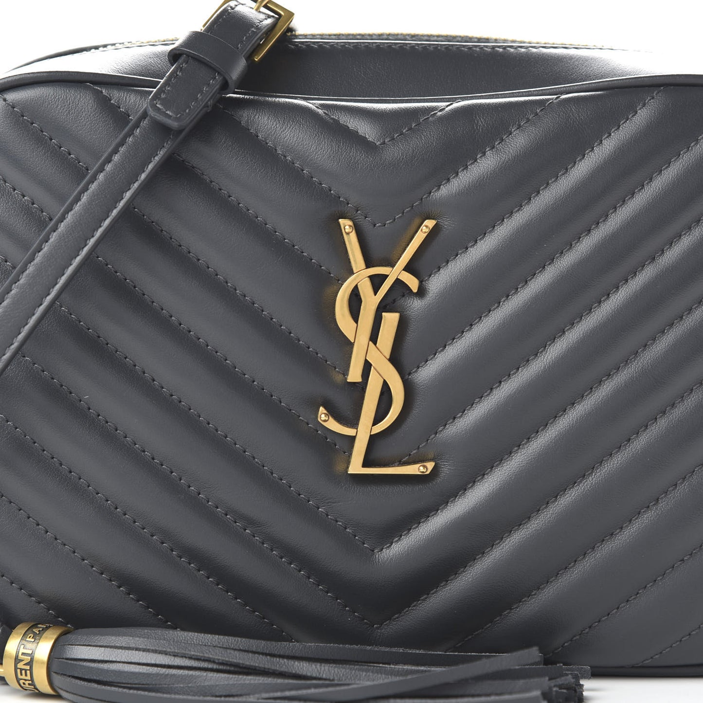 Calfskin Matelasse Monogram Lou Camera Bag Storm