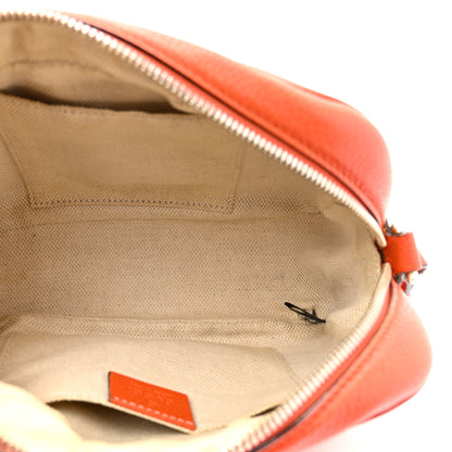 Gucci Pebbled Calfskin Small Soho Disco Bag Sun Orange 5 of 16