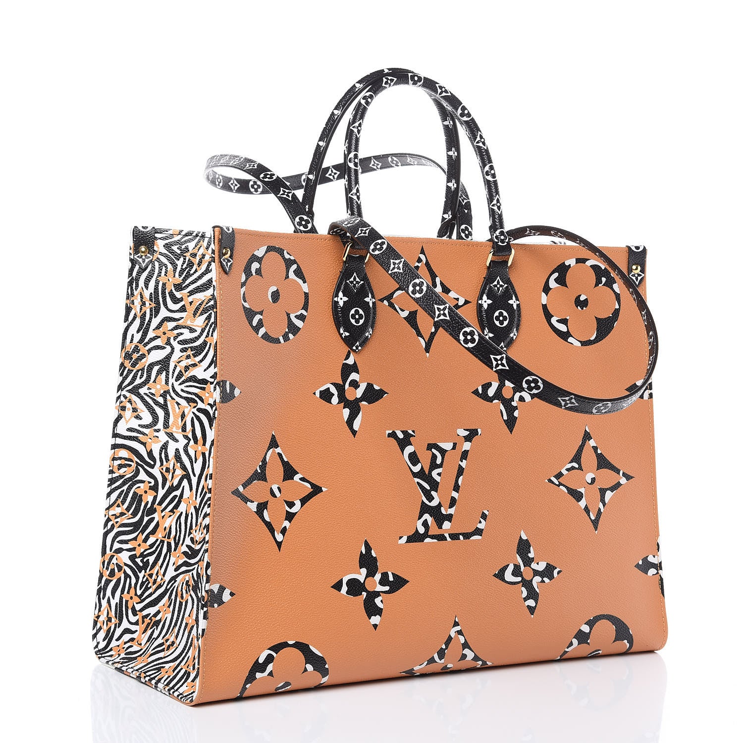Louis Vuitton Monogram Giant Jungle Onthego GM Ivory 3 of 8