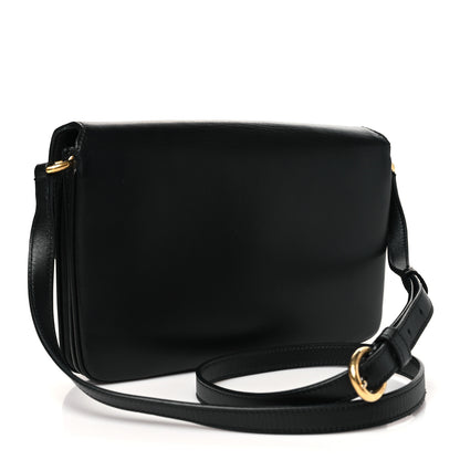 Saint Laurent Smooth Calfskin Le Maillon Satchel Black 3 of 11