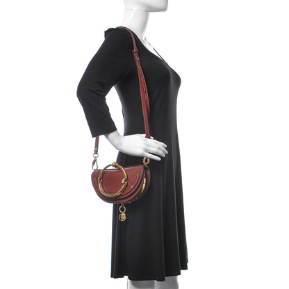 Chloe Calfskin Small Nile Bracelet Minaudiere Bag Plum Purple 2 of 11