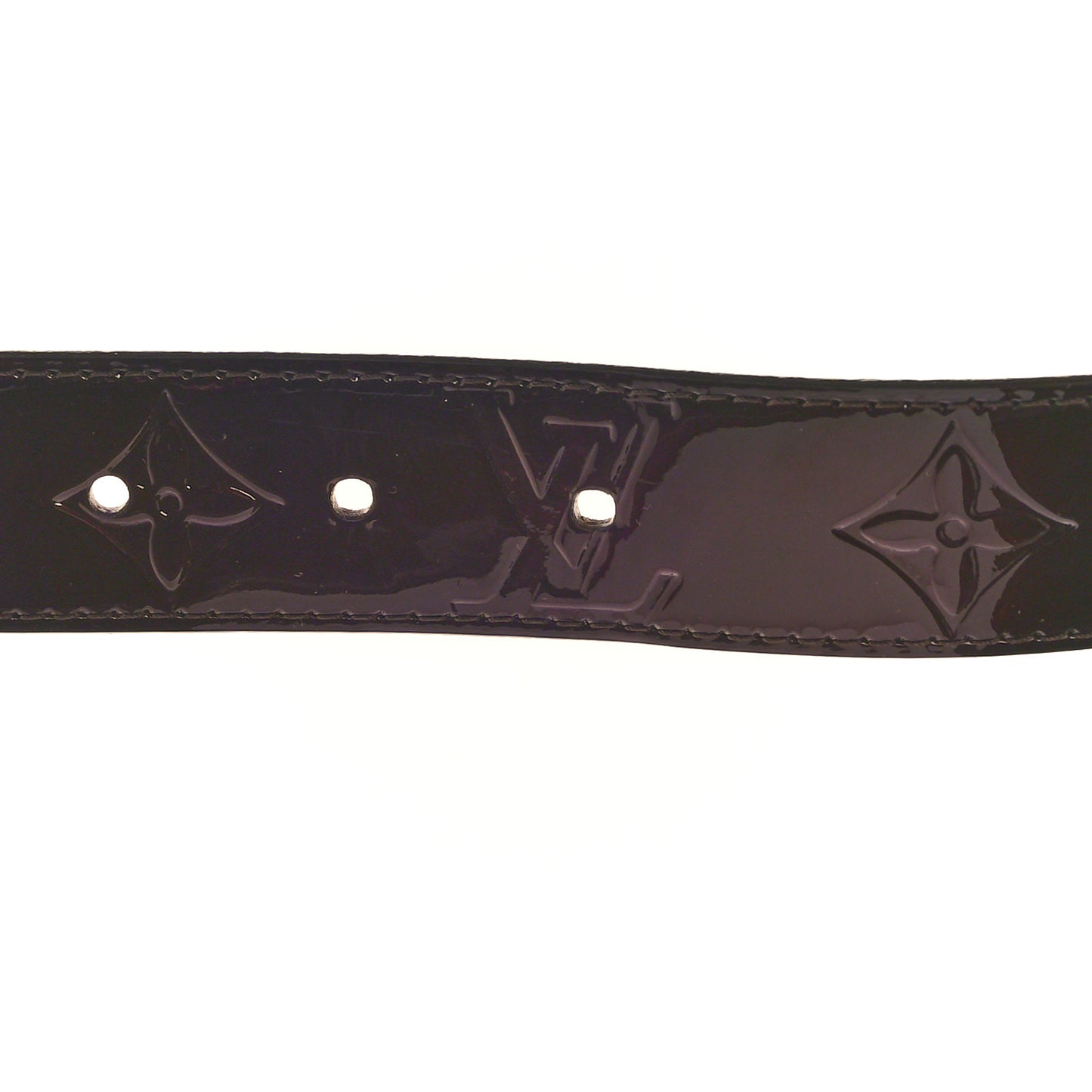 Vernis Ceinture 30mm Belt 90 36 Amarante