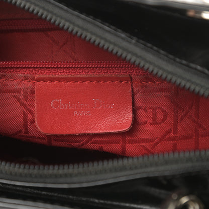 Christian Dior Glazed Calfskin Medium Lady Dior Black 6 of 15
