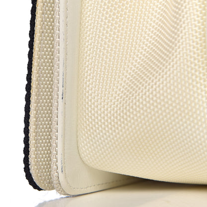 Chanel Canvas Quilted Small Fluo Boy Flap White Black Yellow 11 of 12