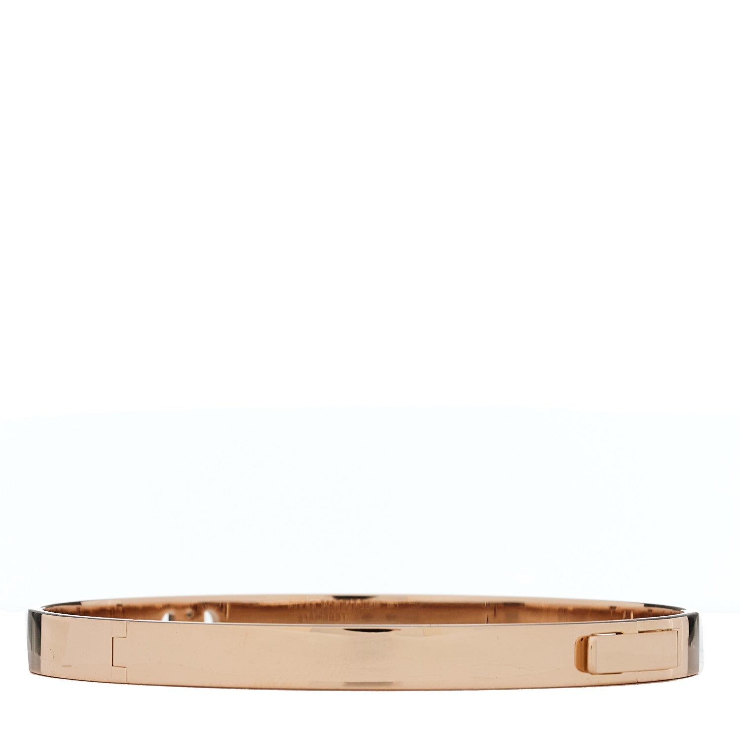 Hermes 18K Rose Gold Diamond PM H D'Ancre Bracelet ST 2 of 3