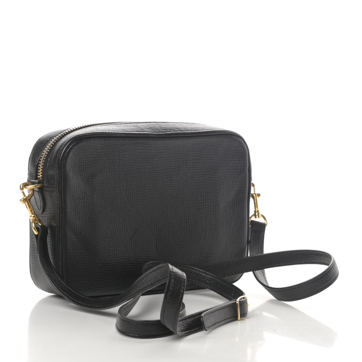 Small Classic Grain Camera Bag Black