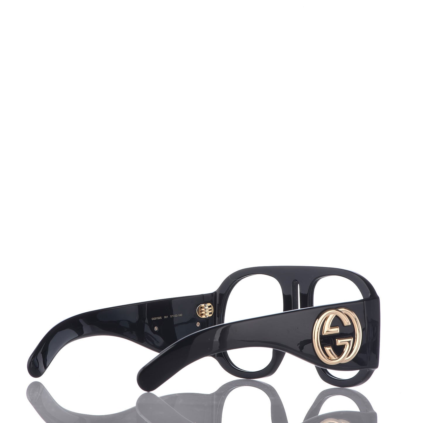 Oversized Aviator Sunglasses GG0152S Black
