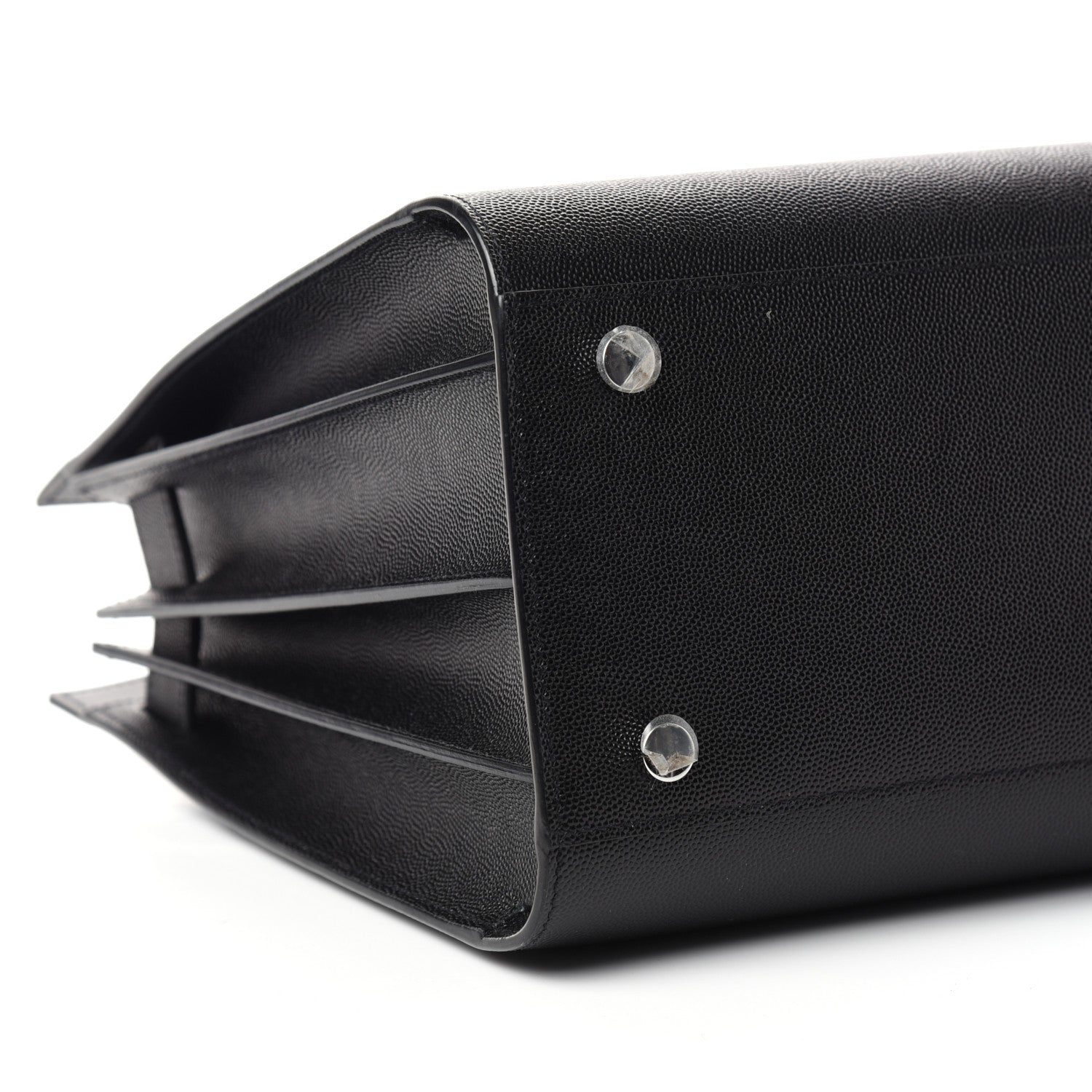 Saint Laurent Grained Calfskin Small Sac De Jour Black 8 of 10