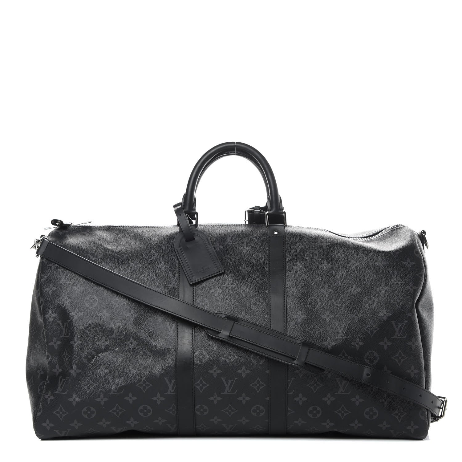 Louis Vuitton Monogram Eclipse Keepall Bandouliere 55 1 of 20