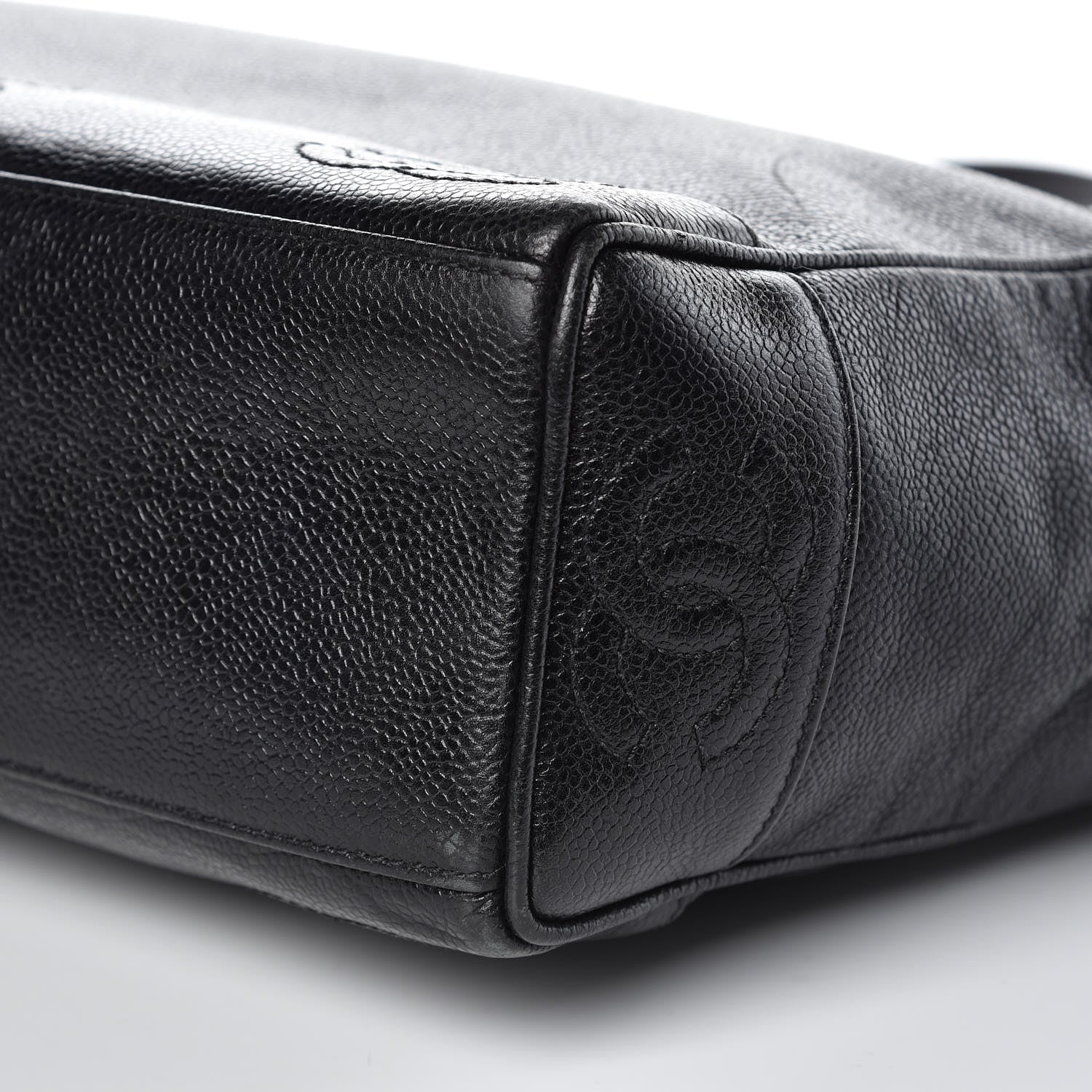 Chanel Caviar CC Shoulder Bag Black 9 of 10