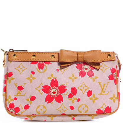 Louis Vuitton Monogram Cherry Blossom Pochette Accessories Red 1 of 7