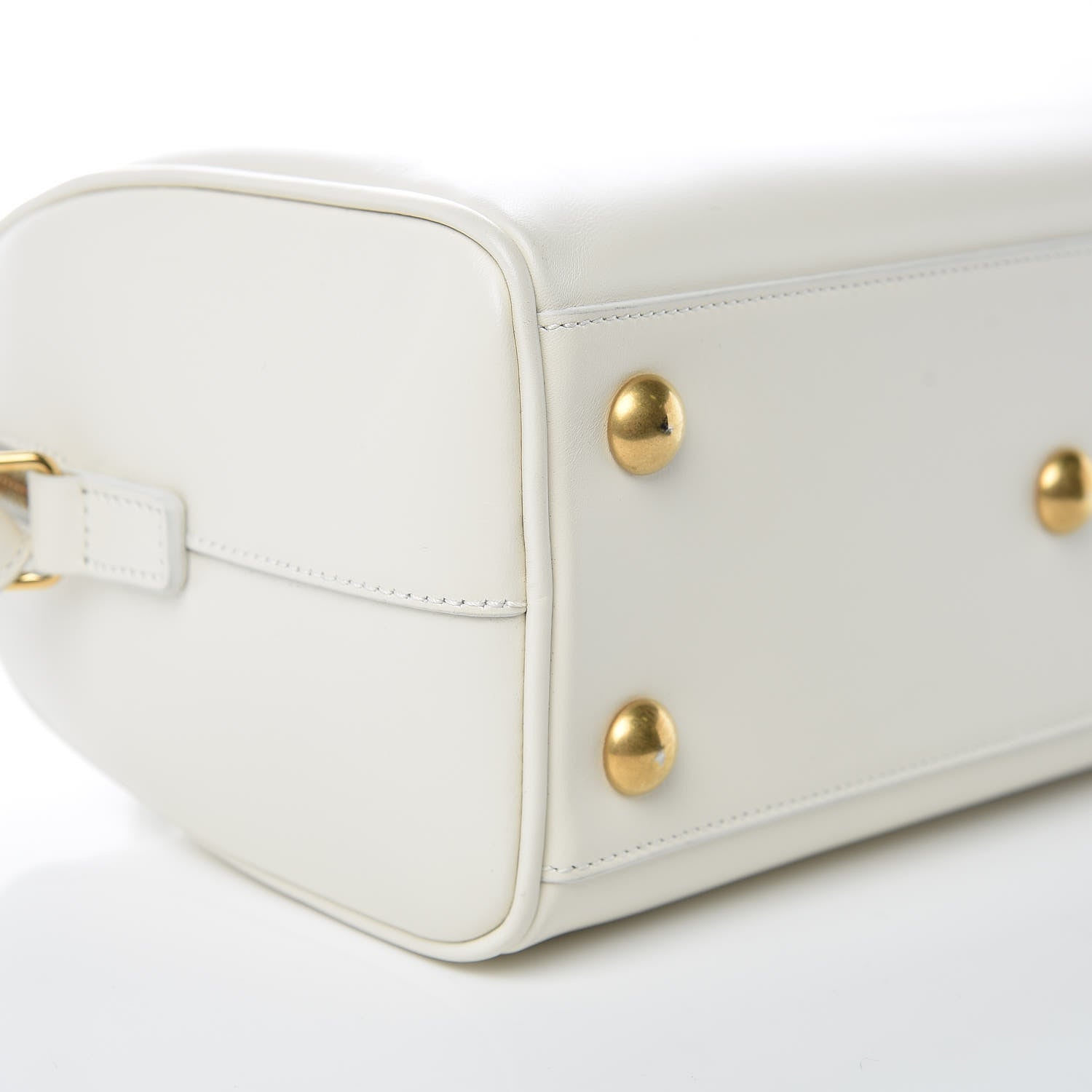 Saint Laurent Calfskin Classic Baby Duffle Dove White 8 of 9