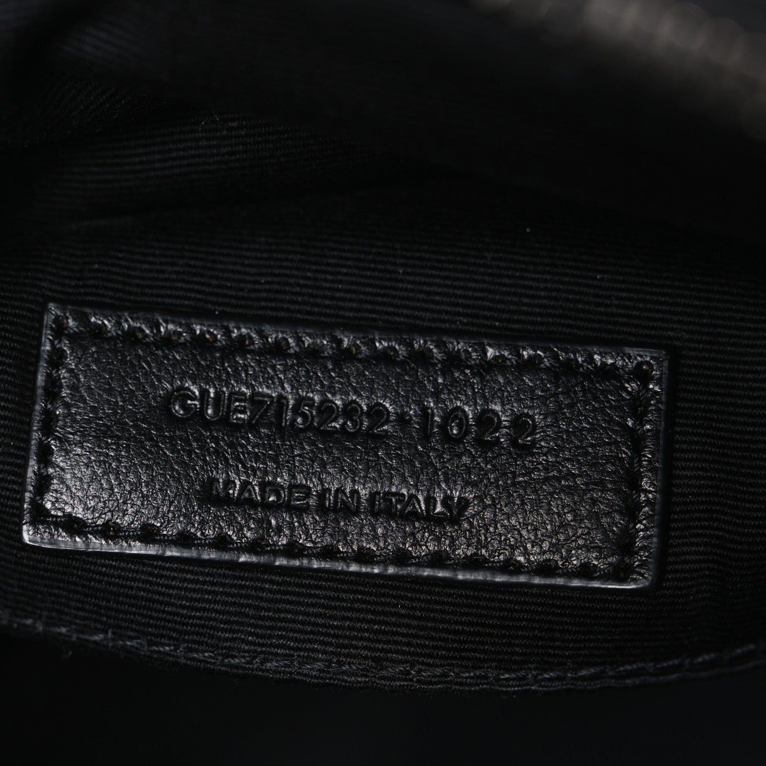 Saint Laurent Calfskin Matelasse Monogram Lou Camera Bag Black 7 of 10