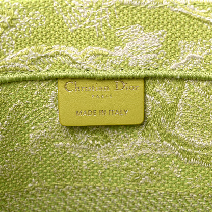 Christian Dior Canvas Embroidered Medium Dioriviera Toile De Jouy Book Tote D-Lite Green 5 of 11