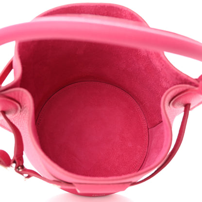 Celine Supple Grained Calfskin Nano Big Bag Bucket Fuchsia 5 of 10
